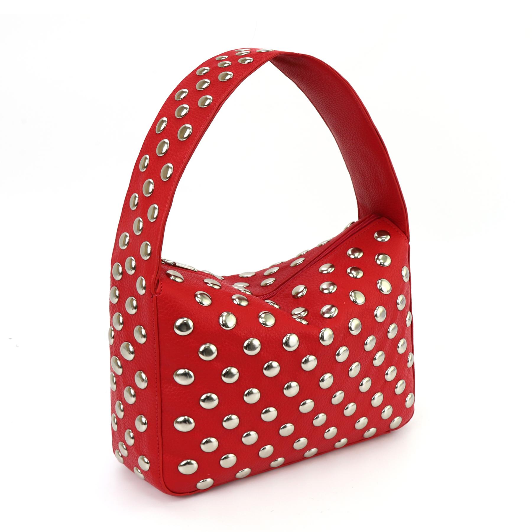 Fashionable Studded Purses Shoulder Hobo Bag Punk Women Small Shouder Purse Vegan Leather Designer Handbags Streetwear (20cm Max Length 30cm)
Fashionable Studded Purses Shoulder Hobo Bag Punk Women Small Shouder Purse Vegan Leather Designer Handbags Streetwear (20cm Max Length 30cm)