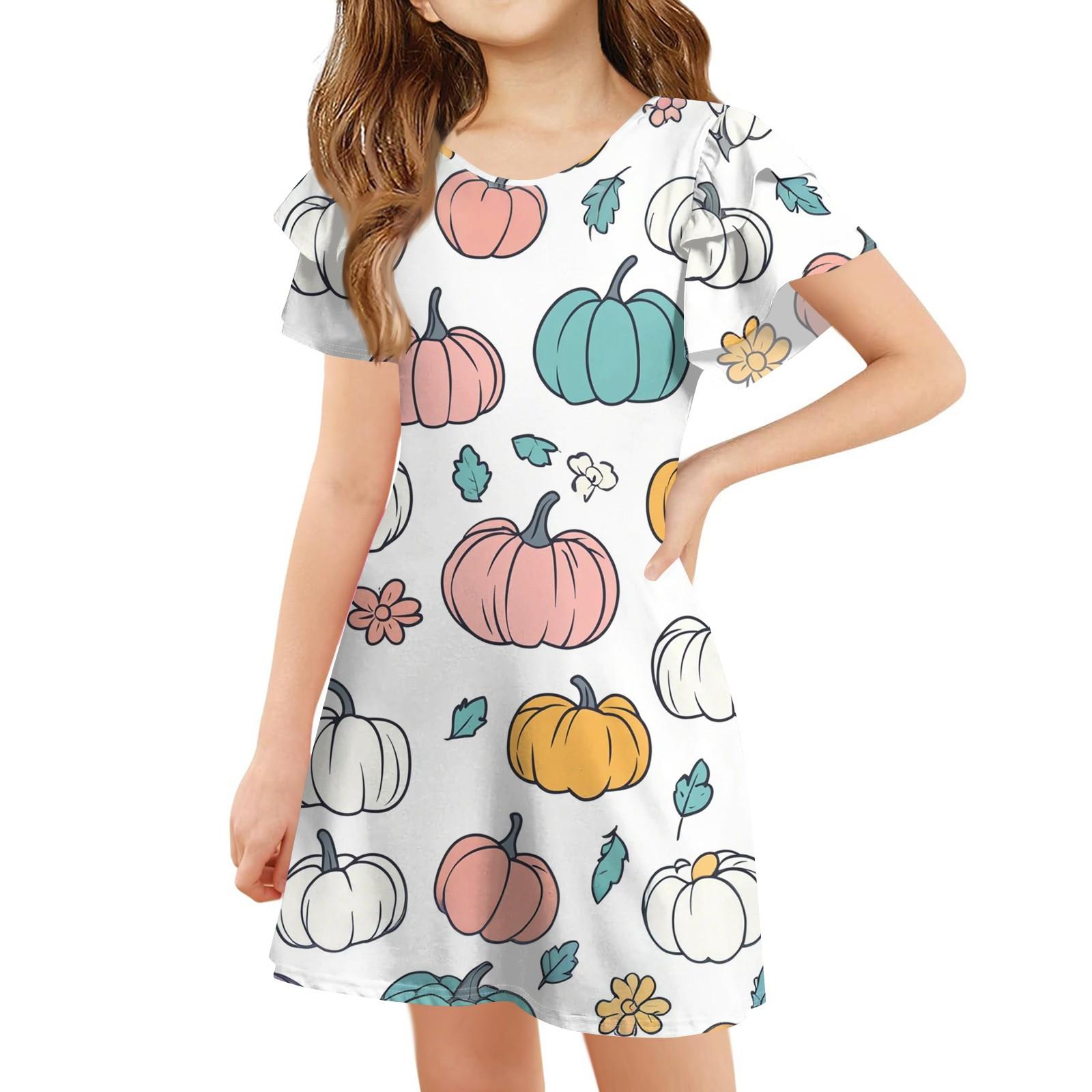 Children s Ruffled Sleeve Dress, Girls Summer Round-neck A-line Cute Printed Casual Dress 110 бежевый
Children s Ruffled Sleeve Dress, Girls Summer Round-neck A-line Cute Printed Casual Dress 110 бежевый