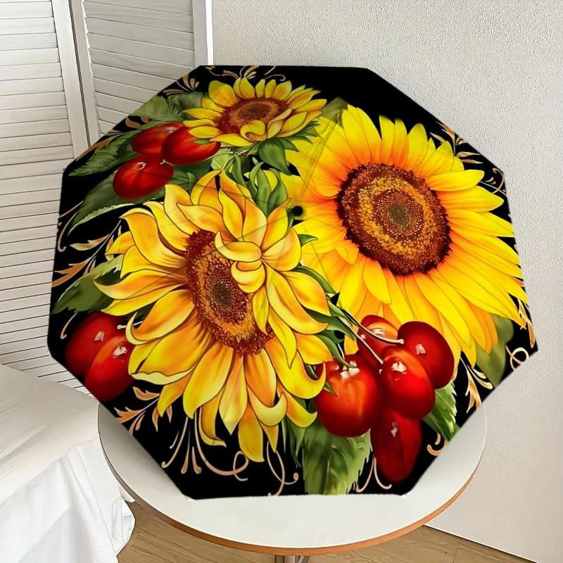 1pc Sunflower Bouquet with Berries Umbrella with Plastic Handle,Suitable for All Seasons Home Travel Outdoor UmbrellaDD1133
1pc Sunflower Bouquet with Berries Umbrella with Plastic Handle,Suitable for All Seasons Home Travel Outdoor UmbrellaDD1133