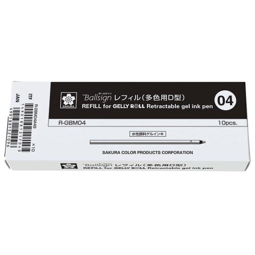 Sakura Crepas Multifunctional Pen Refill for Ball Sign Premium 2+1 R-GBM04#49 Black 10 Pieces
Sakura Crepas Multifunctional Pen Refill for Ball Sign Premium 2+1 R-GBM04#49 Black 10 Pieces
