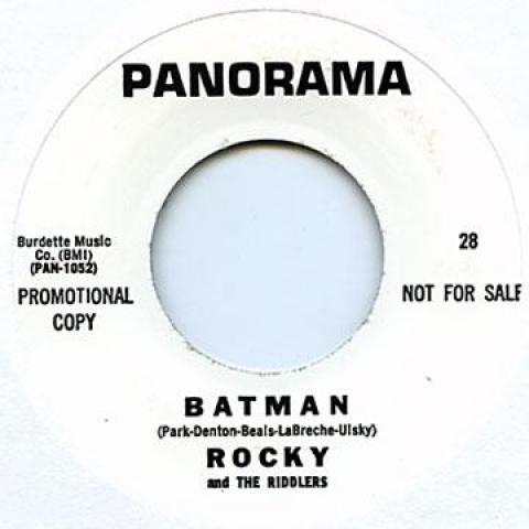 7inch Record ROCKY, RIDDLERS - Batman / Flash & Crash PANORAMA28 Panorama 2012 UK Rock
7inch Record ROCKY, RIDDLERS - Batman / Flash & Crash PANORAMA28 Panorama 2012 UK Rock