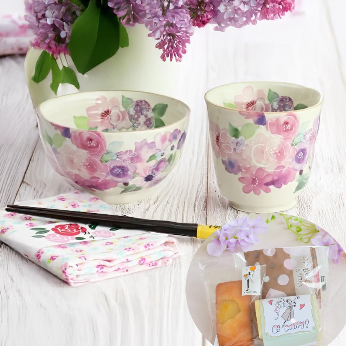 Чайный набор Day Mino Ware Tea Handkerchief Set 3 вида печеных сладостей Ryoheido с цветочным узором Подарочные элегантные японские сладости Спасибо Идеально подходит в качестве подарка
Чайный набор Day Mino Ware Tea Handkerchief Set 3 вида печеных сладостей Ryoheido с цветочным узором Подарочные элегантные японские сладости Спасибо Идеально подходит в качестве подарка