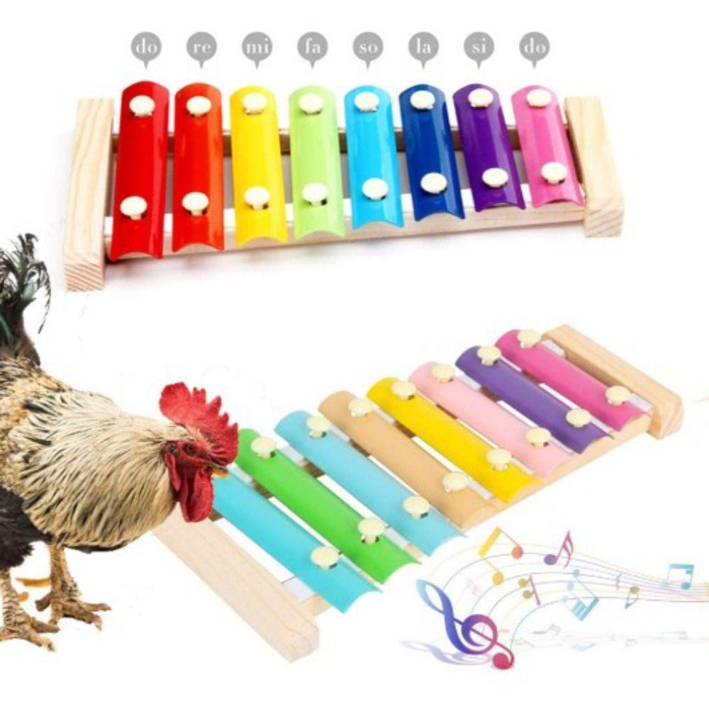 Relieve Boredom Parrots Gnawing Toy Random Color Percussion Sound Toy New Pet Chicken Toy
Relieve Boredom Parrots Gnawing Toy Random Color Percussion Sound Toy New Pet Chicken Toy