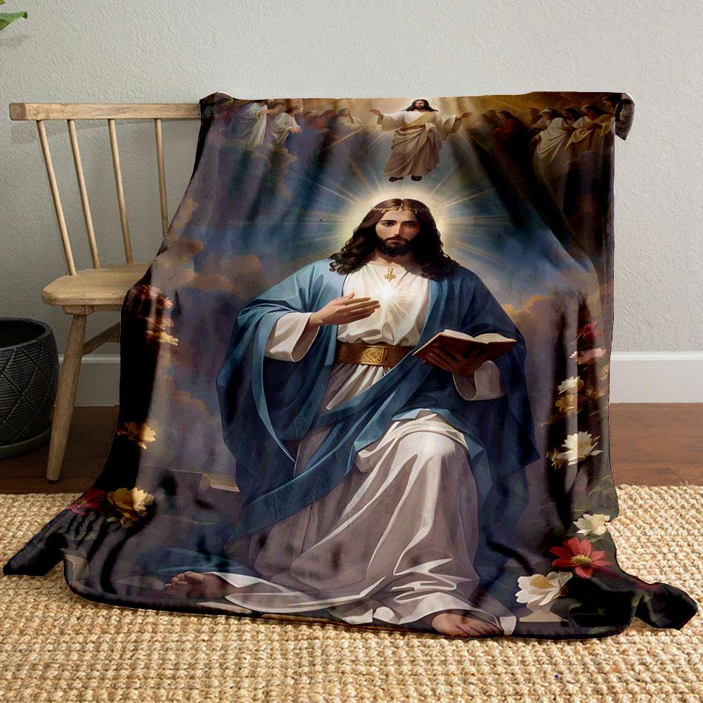 Jesus Portrait Blanket Printed Blanket for Living Room Bed Couch lunch break Soft Cozy Blanket for Friend s festival Gift 80cm x 120cm
Jesus Portrait Blanket Printed Blanket for Living Room Bed Couch lunch break Soft Cozy Blanket for Friend s festival Gift 80cm x 120cm