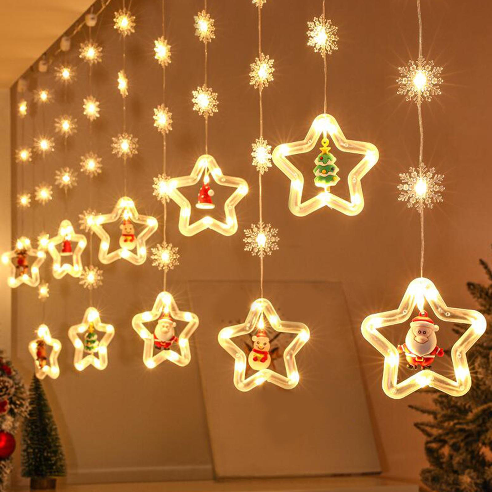Christmas String Lights Snowflake Fairy Warm White for Party Bedroom USB
Christmas String Lights Snowflake Fairy Warm White for Party Bedroom USB