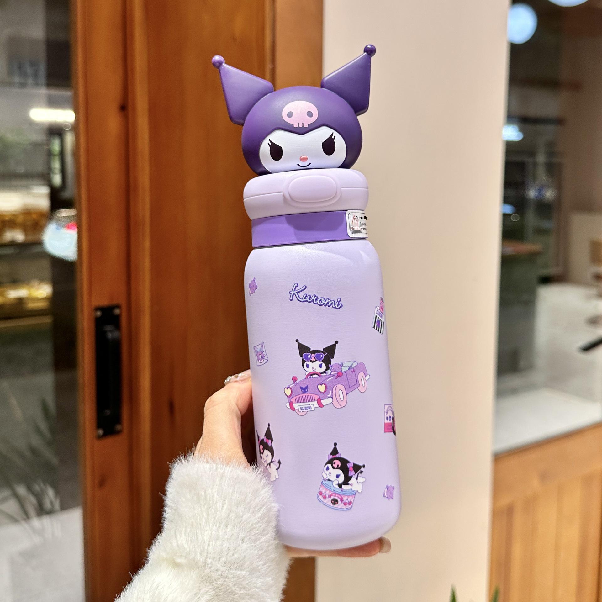 Термокружка из нержавеющей стали Kuromi для девочек - Дизайн 316 Sanrio, Идеально подходит для школы. Single Cup + 4 3D Decorations
Термокружка из нержавеющей стали Kuromi для девочек - Дизайн 316 Sanrio, Идеально подходит для школы. Single Cup + 4 3D Decorations