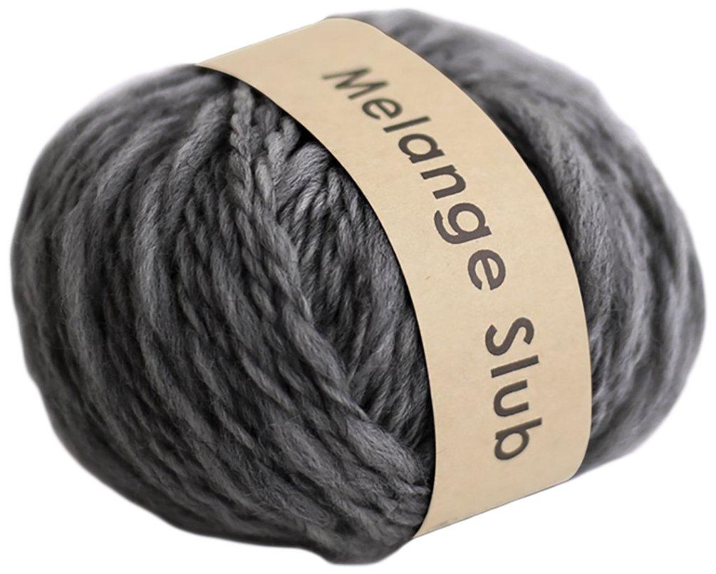 Yokota DARUMA Melange Slub Extra Dark Pack of Yarn, Thick, Col. 7, Gray, 40g, Approx. 46m, 5, 01-6580
Yokota DARUMA Melange Slub Extra Dark Pack of Yarn, Thick, Col. 7, Gray, 40g, Approx. 46m, 5, 01-6580