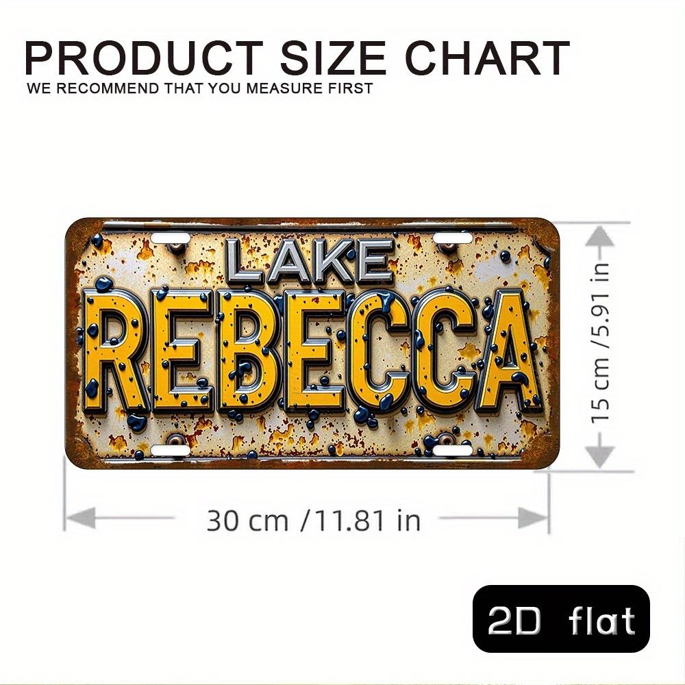 2D FLAT Vintage Lake Rebecca Aluminum Wall Art Sign, 6x12 Inches – Rustic Metal Decor with Distressed Finish for Cafe, Bar 15x30cm(5.9x7.8inch)
2D FLAT Vintage Lake Rebecca Aluminum Wall Art Sign, 6x12 Inches – Rustic Metal Decor with Distressed Finish for Cafe, Bar 15x30cm(5.9x7.8inch)