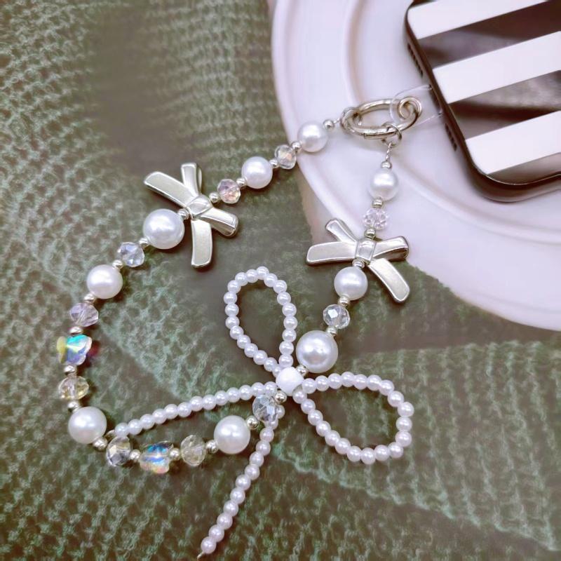 Holiday party gifts for family and friends, pearls, bows, bead chains, bags, keychains, phone cases, pendants білий
Holiday party gifts for family and friends, pearls, bows, bead chains, bags, keychains, phone cases, pendants білий