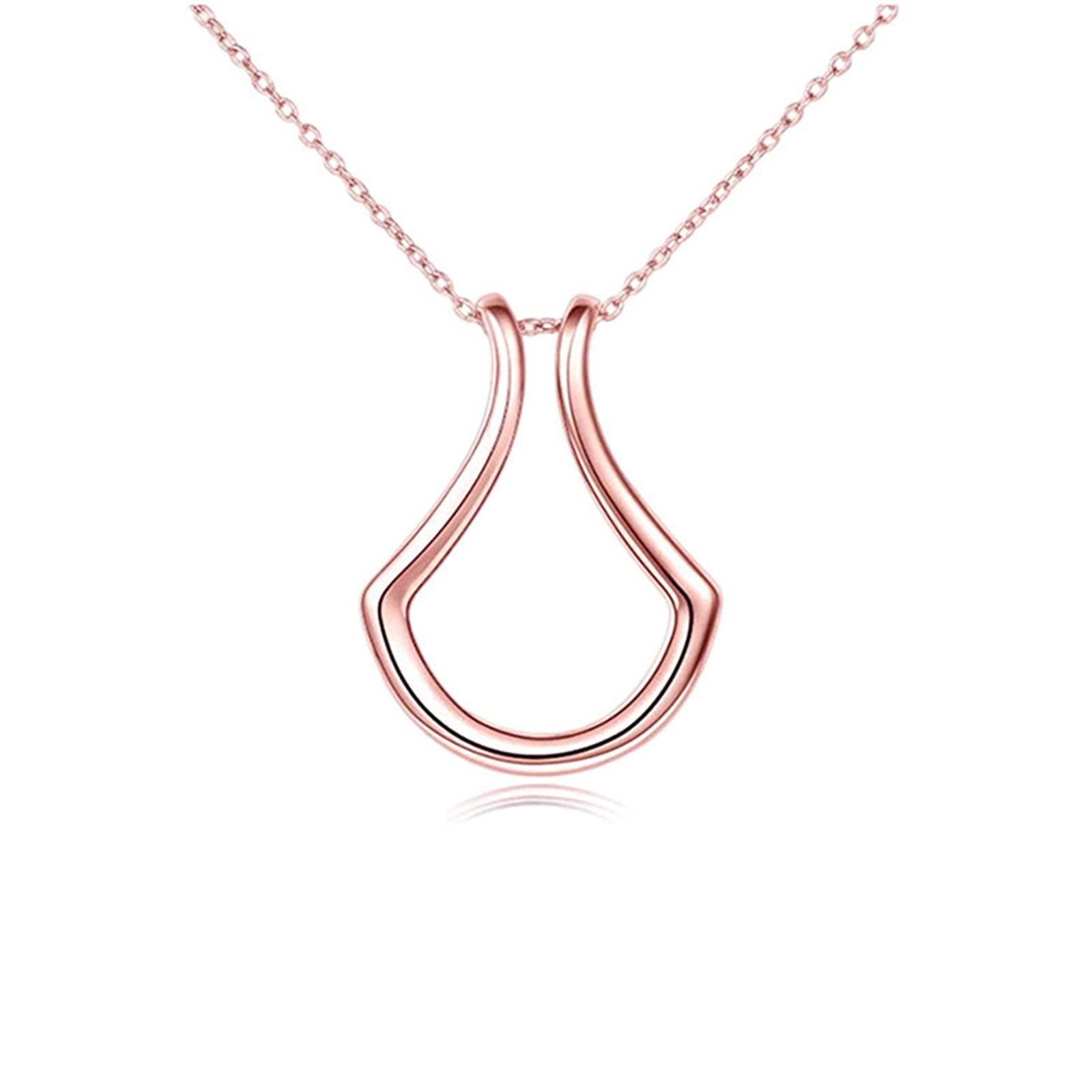 1Piece Fashion Necklace Geometric Simple Ring Holder Ring Pendant Necklace for Men Women Party Jewelry Neck Chain 45cm long
1Piece Fashion Necklace Geometric Simple Ring Holder Ring Pendant Necklace for Men Women Party Jewelry Neck Chain 45cm long