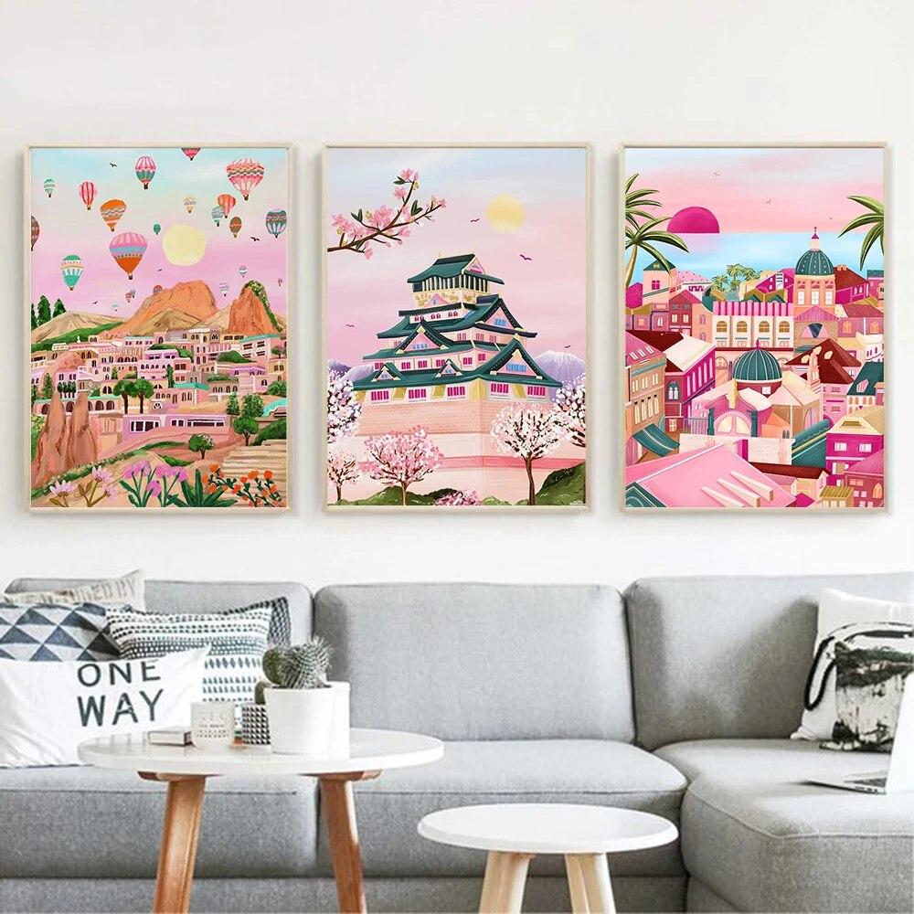 Розовый Дубровник Замок Осаки Cherry Blossom Япония Wall Art Холст Картина Плакат на скандинавскую тему и принты Картина для декора гостиной без рамки 
Розовый Дубровник Замок Осаки Cherry Blossom Япония Wall Art Холст Картина Плакат на скандинавскую тему и принты Картина для декора гостиной без рамки
