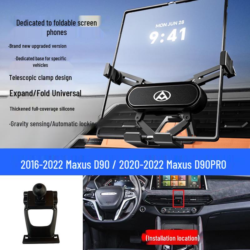 SAIC Maxus Navigation Phone Holder for D90/T60/V80/G50/G10/G20Plus/G90
SAIC Maxus Navigation Phone Holder for D90/T60/V80/G50/G10/G20Plus/G90