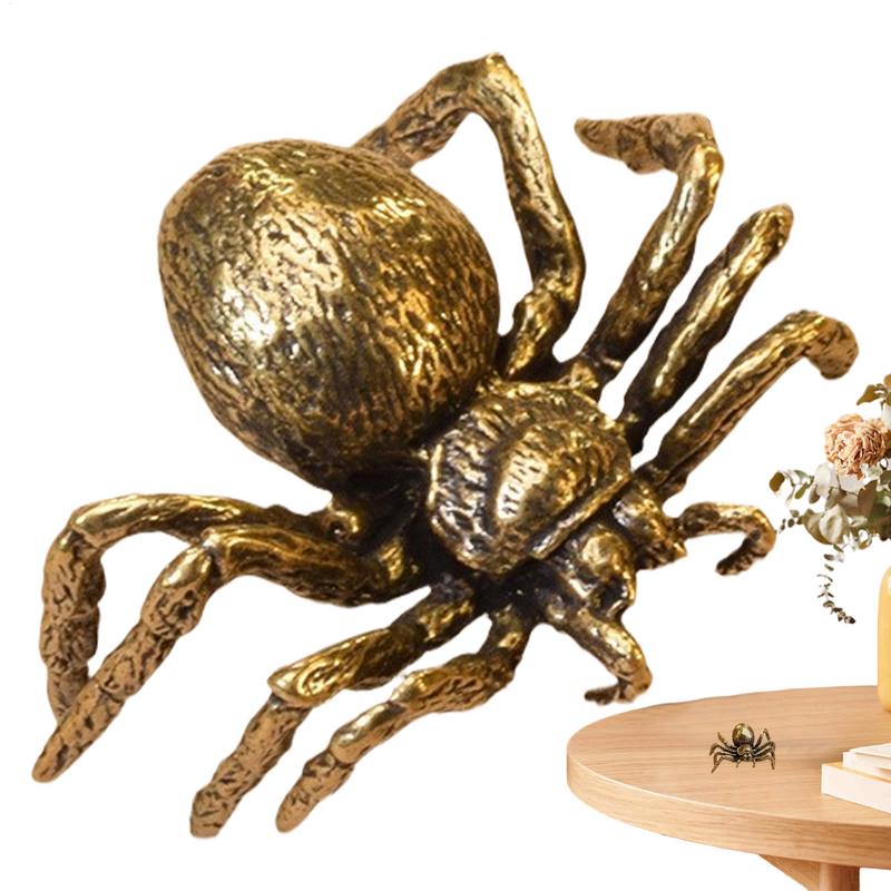 Animal Figurines Spider Statue Miniature Simulation Brass Antique Ornament Spider Tea Pets Craft Desktop Display Decoration for CHINA
Animal Figurines Spider Statue Miniature Simulation Brass Antique Ornament Spider Tea Pets Craft Desktop Display Decoration for CHINA