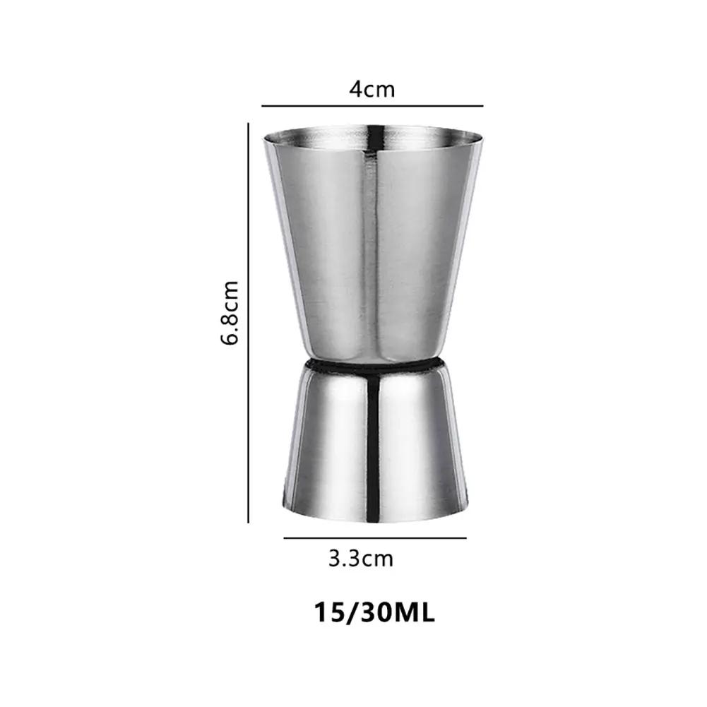 Stainless Steel Cocktail Shaker 15/30ml or 20/40ml or 25/50ml Measure Cup Dual Shot Drink Spirit Measure Jigger Kitchen Gadgets 15ml 30ml
Stainless Steel Cocktail Shaker 15/30ml or 20/40ml or 25/50ml Measure Cup Dual Shot Drink Spirit Measure Jigger Kitchen Gadgets 15ml 30ml