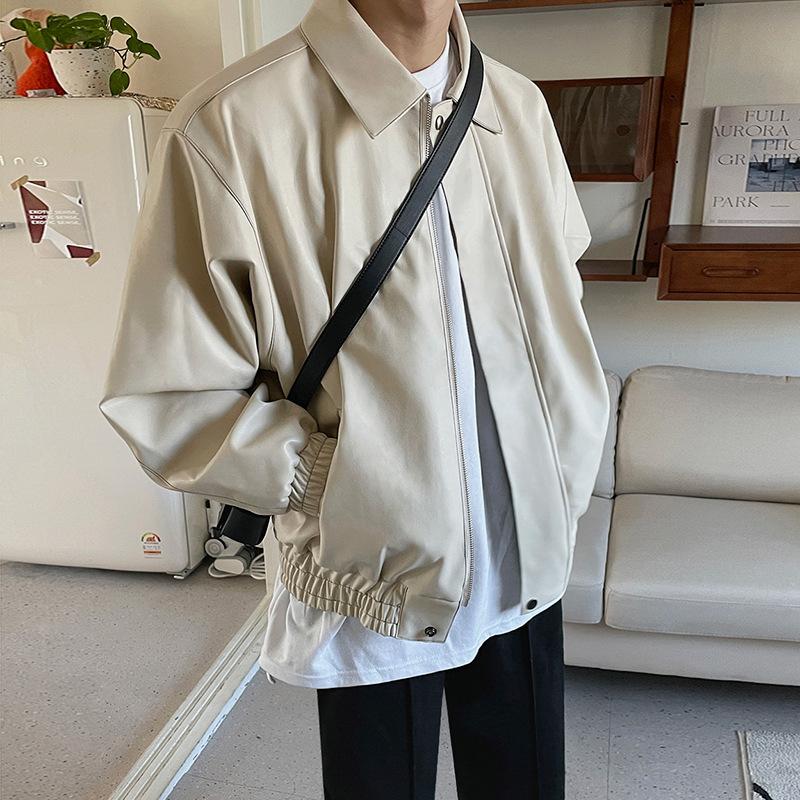 Кожаная куртка мужская весна и осень новая свободная кожаная куртка мотоциклетная мужская корейский стиль модная повседневная куртка 2XL
Кожаная куртка мужская весна и осень новая свободная кожаная куртка мотоциклетная мужская корейский стиль модная повседневная куртка 2XL