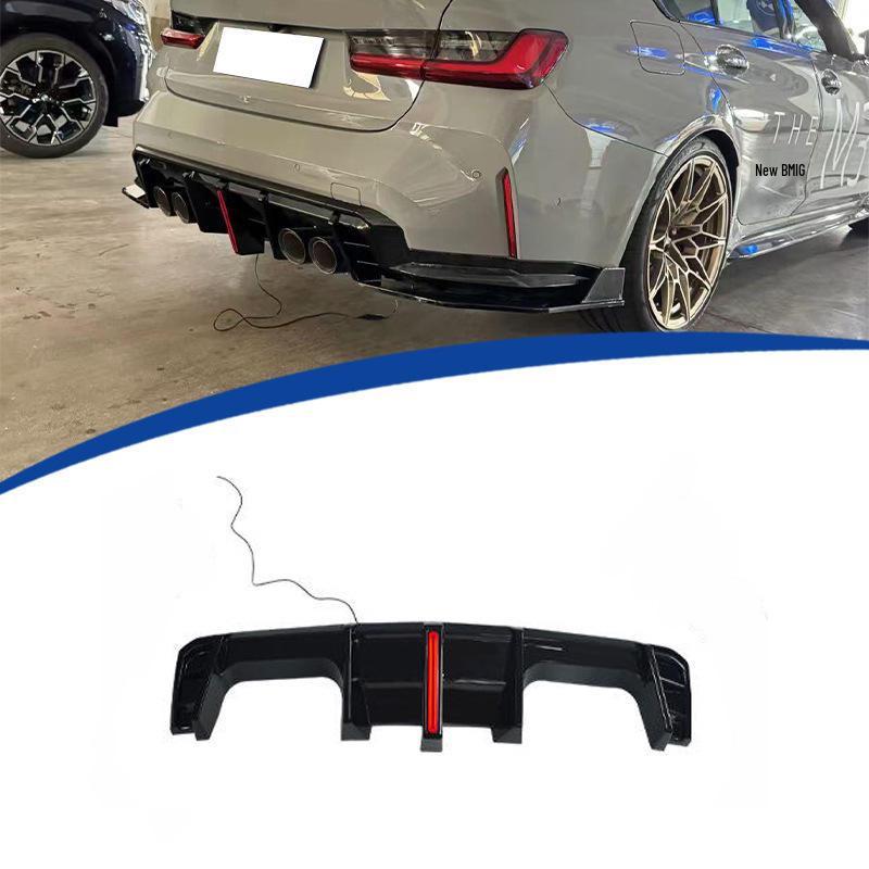 BMW M3/M4 Carbon Fiber Vertical Light Rear Diffuser G80/G82/G83 Rear Bumper Tail Lip Gloss Black
BMW M3/M4 Carbon Fiber Vertical Light Rear Diffuser G80/G82/G83 Rear Bumper Tail Lip Gloss Black