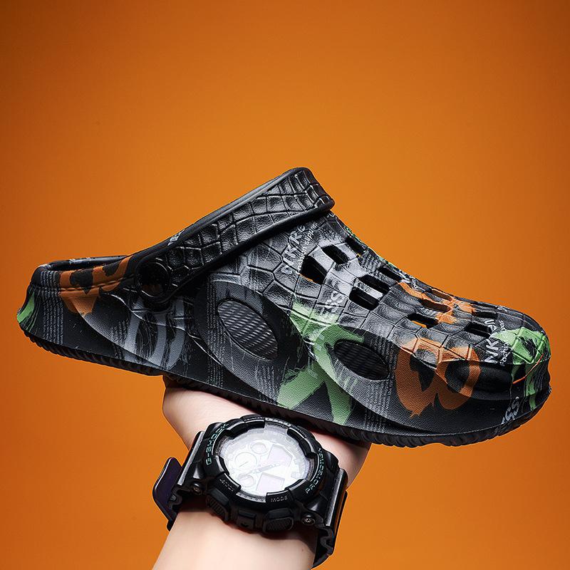 Men S Casual Hole Shoes Breathable Hollow Bag Head Slippers Printed Non-Slip Outdoor Beach Sandals Men 39 хаки
Men S Casual Hole Shoes Breathable Hollow Bag Head Slippers Printed Non-Slip Outdoor Beach Sandals Men 39 хаки
