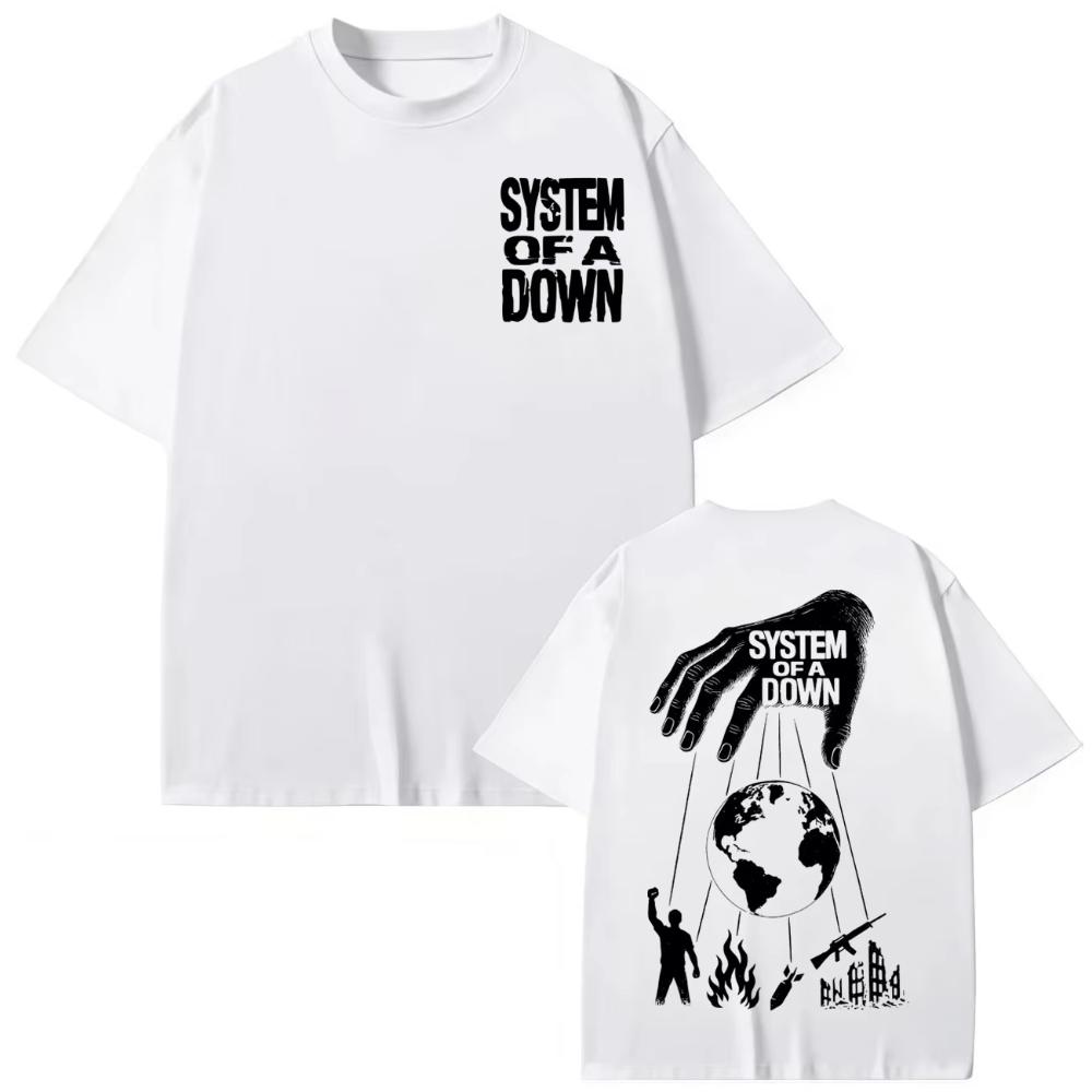 System of A Down Double Sided Printed T Shirts Men Women Clothing Rock Fashion Tshirts High Quality Cotton Short Sleeve Tshirt 3XL
System of A Down Double Sided Printed T Shirts Men Women Clothing Rock Fashion Tshirts High Quality Cotton Short Sleeve Tshirt 3XL