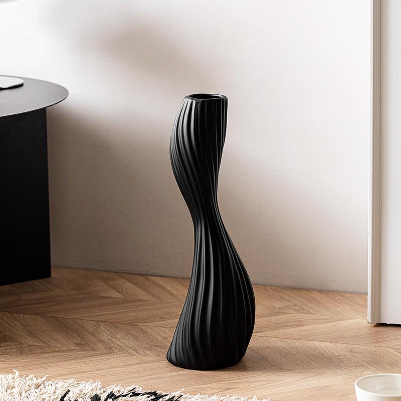 Ceramic vase Nordic Furniture Crafts Ornaments Simple decor floral ware White floor standing high vase home decor accessories чорний
Ceramic vase Nordic Furniture Crafts Ornaments Simple decor floral ware White floor standing high vase home decor accessories чорний