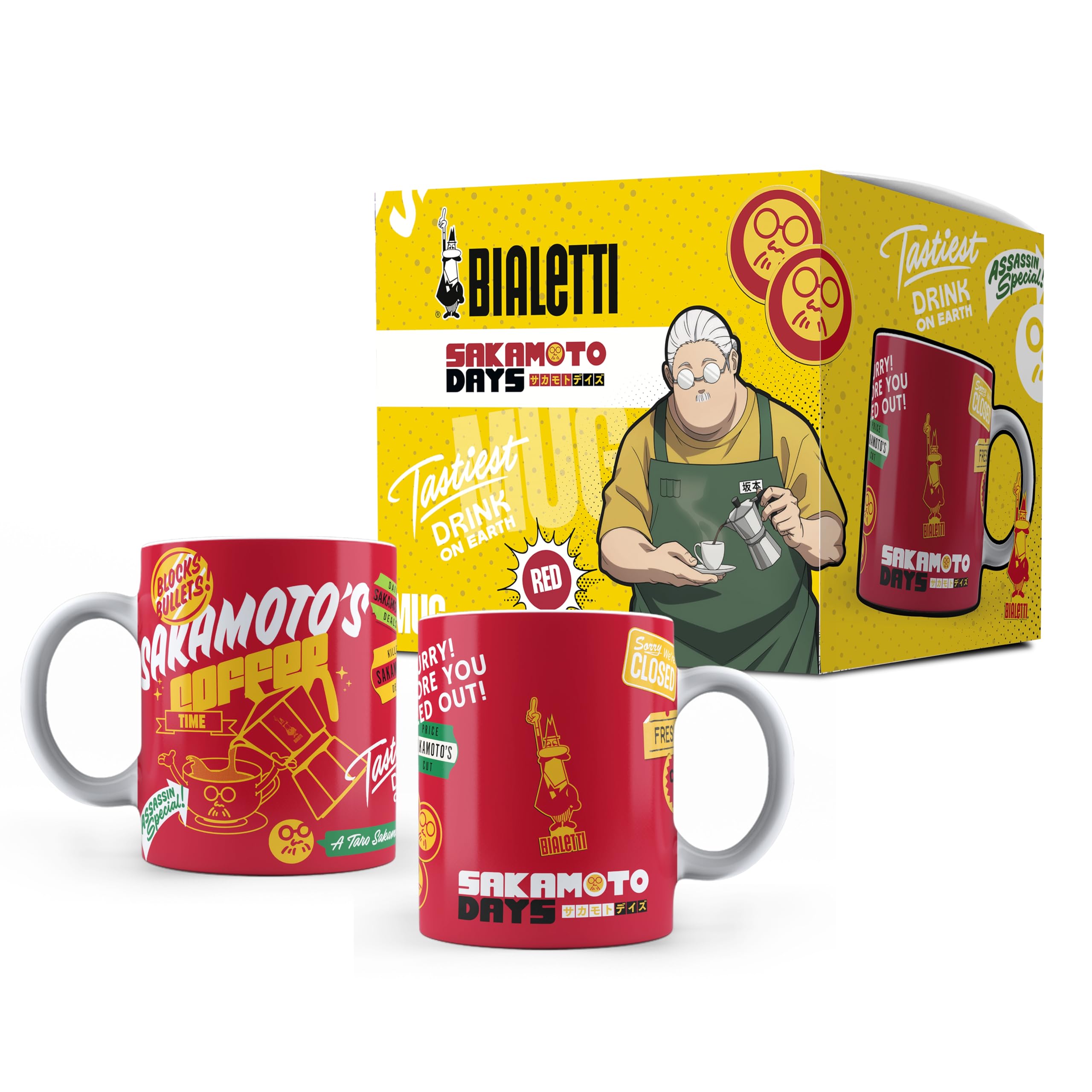 SAKAMOTO DAYS Coffee Mug Red
SAKAMOTO DAYS Coffee Mug Red