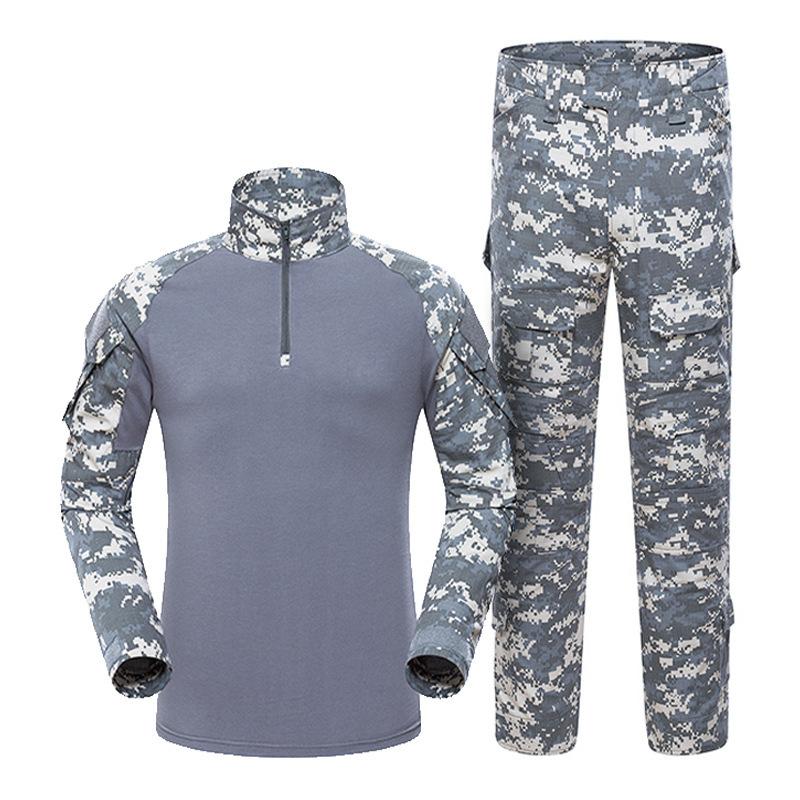Men s long-sleeved American camouflage outdoor wear-resistant training clothes tactical clothes S
Men s long-sleeved American camouflage outdoor wear-resistant training clothes tactical clothes S