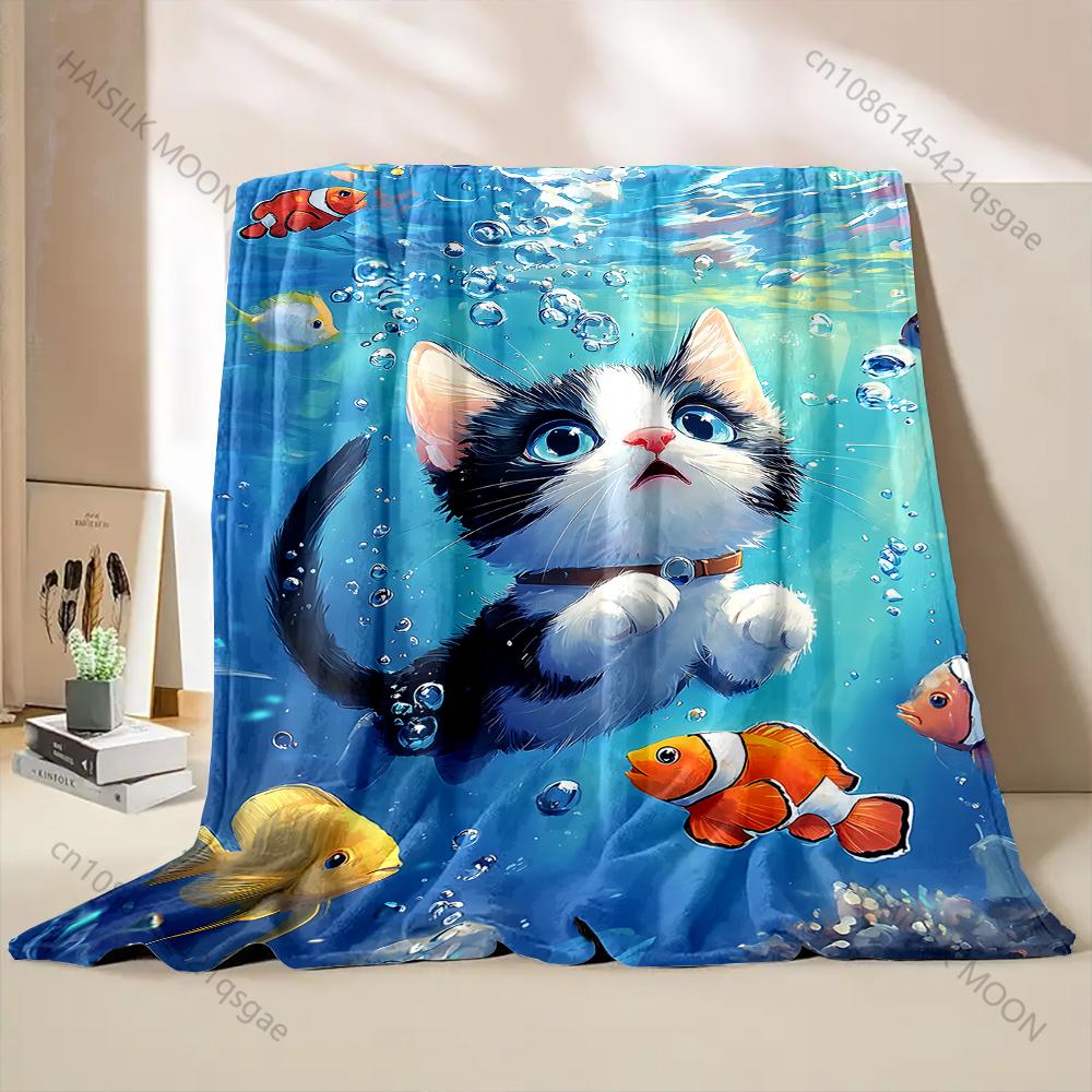 1PC Cat swimming underwater Print Adult Children Warm Blankets Home Travel Car Soft and Comfortable Suitable for all seasons 75x90cm
1PC Cat swimming underwater Print Adult Children Warm Blankets Home Travel Car Soft and Comfortable Suitable for all seasons 75x90cm