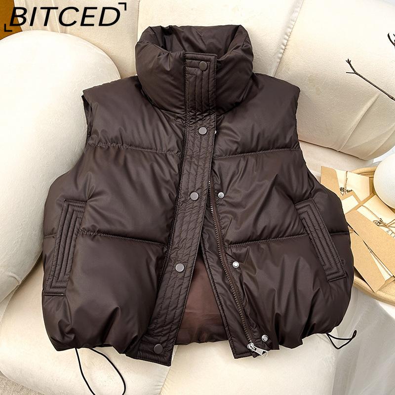 BITCED Women s Short-Length Autumn/Winter Cotton Waistcoat - Thickened Padded Vest XXL темно-коричневого
BITCED Women s Short-Length Autumn/Winter Cotton Waistcoat - Thickened Padded Vest XXL темно-коричневого
