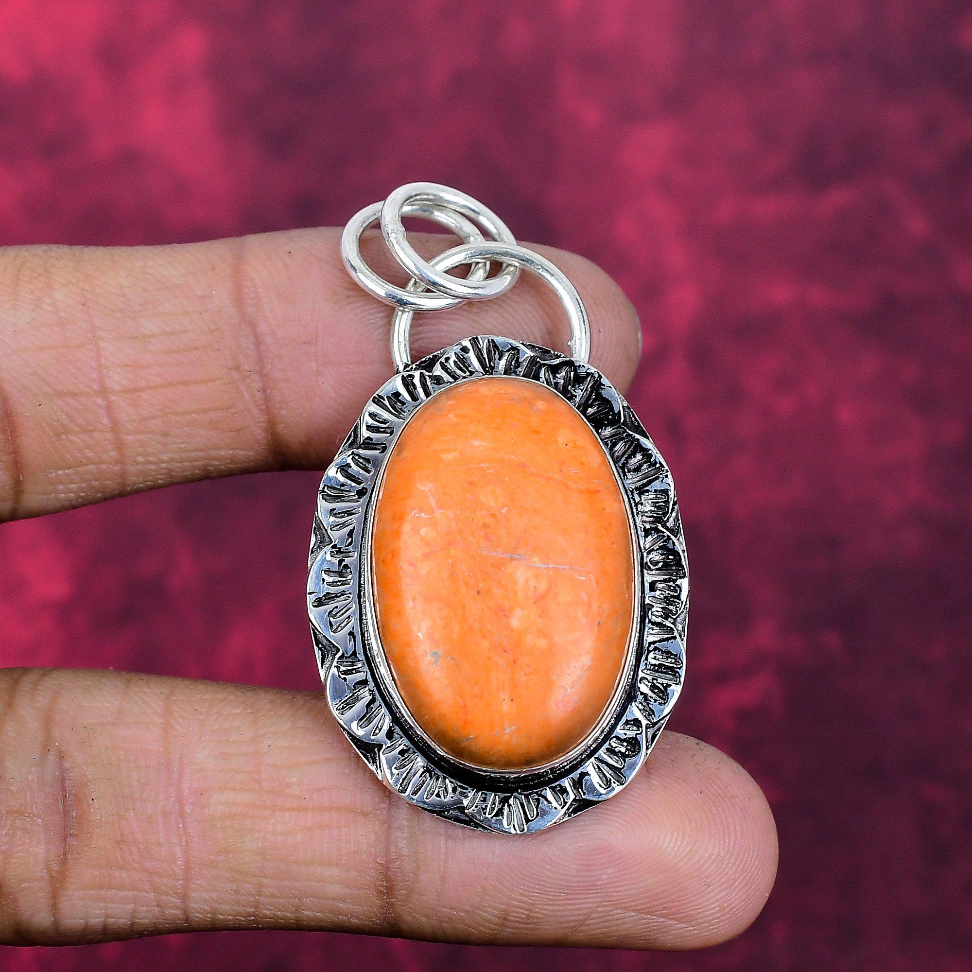 Кулон Snounge Коралл, Ювелирное изделие из стерлингового серебра 925 пробы. Подарок для женщин, подвеска ручной работы, ювелирные изделия из драгоценных камней Orange
Кулон Snounge Коралл, Ювелирное изделие из стерлингового серебра 925 пробы. Подарок для женщин, подвеска ручной работы, ювелирные изделия из драгоценных камней Orange