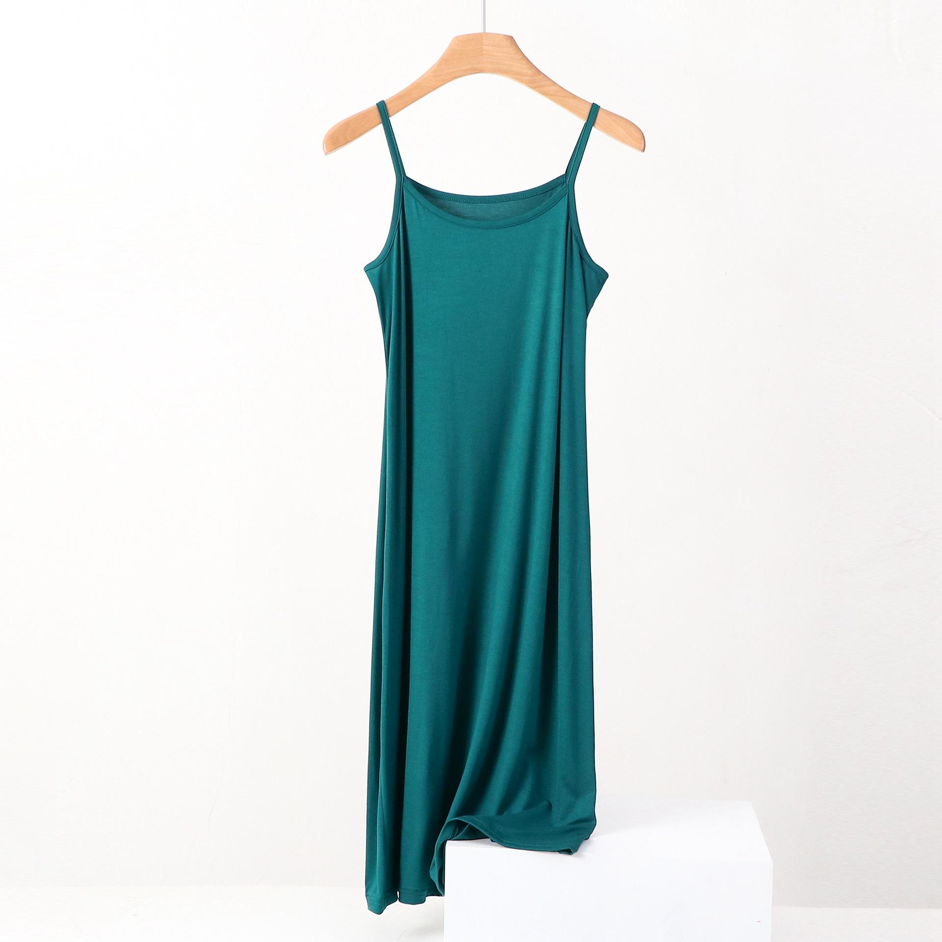 Summer Dress Women s Sleeveless Camisole Dress Plus Size Loose Casual Inner Long Bottom Dress 7XL темно-зелений колір
Summer Dress Women s Sleeveless Camisole Dress Plus Size Loose Casual Inner Long Bottom Dress 7XL темно-зелений колір