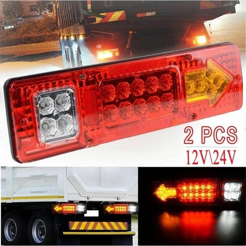 2PC Водонепроницаемый 19LED Автомобильный прицеп Задний задний фонарь 12V / 24V Грузовик Караван Поворот Сигнал Стоп Индикатор Остановки
2PC Водонепроницаемый 19LED Автомобильный прицеп Задний задний фонарь 12V / 24V Грузовик Караван Поворот Сигнал Стоп Индикатор Остановки