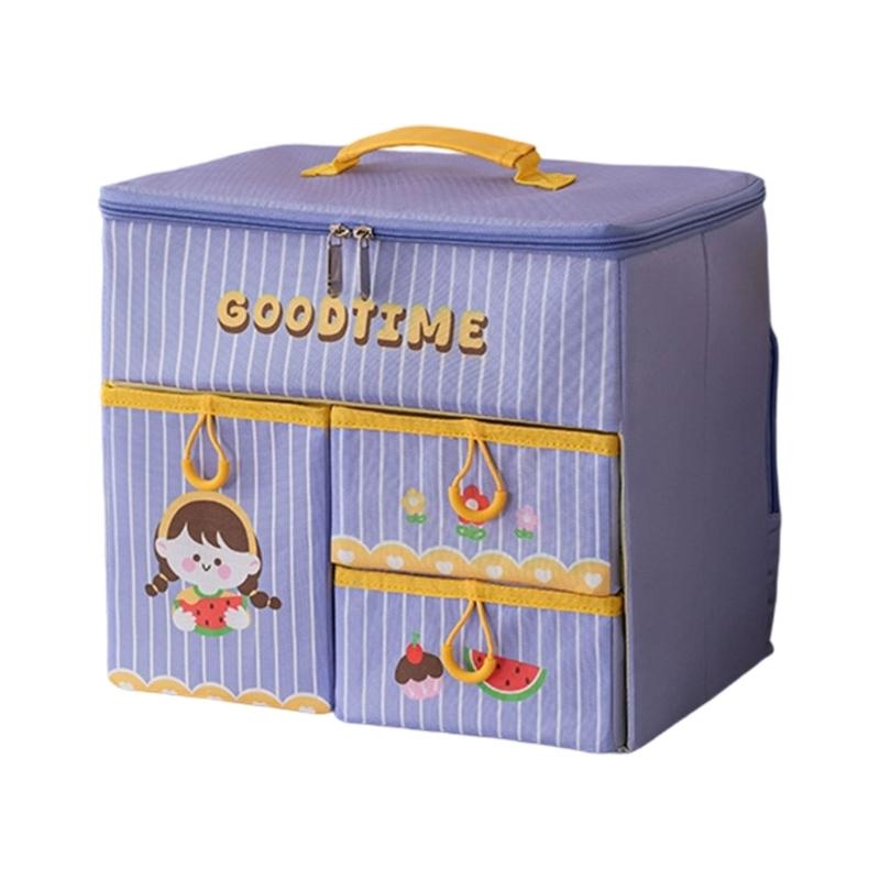 Foldable Cosmetic Storage Box With Sliding Trays And Multiple Sections For Travel Home Organization
Foldable Cosmetic Storage Box With Sliding Trays And Multiple Sections For Travel Home Organization