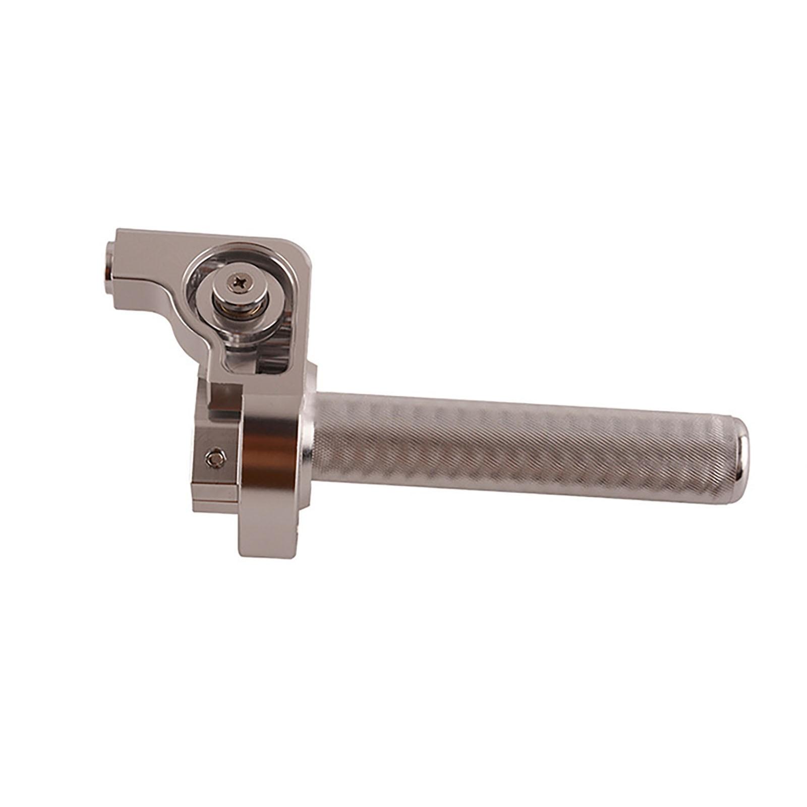 Позашляховий мотоцикл Візуальна дросельна ручка керма 22 мм з ЧПУ One Size срібний
Позашляховий мотоцикл Візуальна дросельна ручка керма 22 мм з ЧПУ One Size срібний