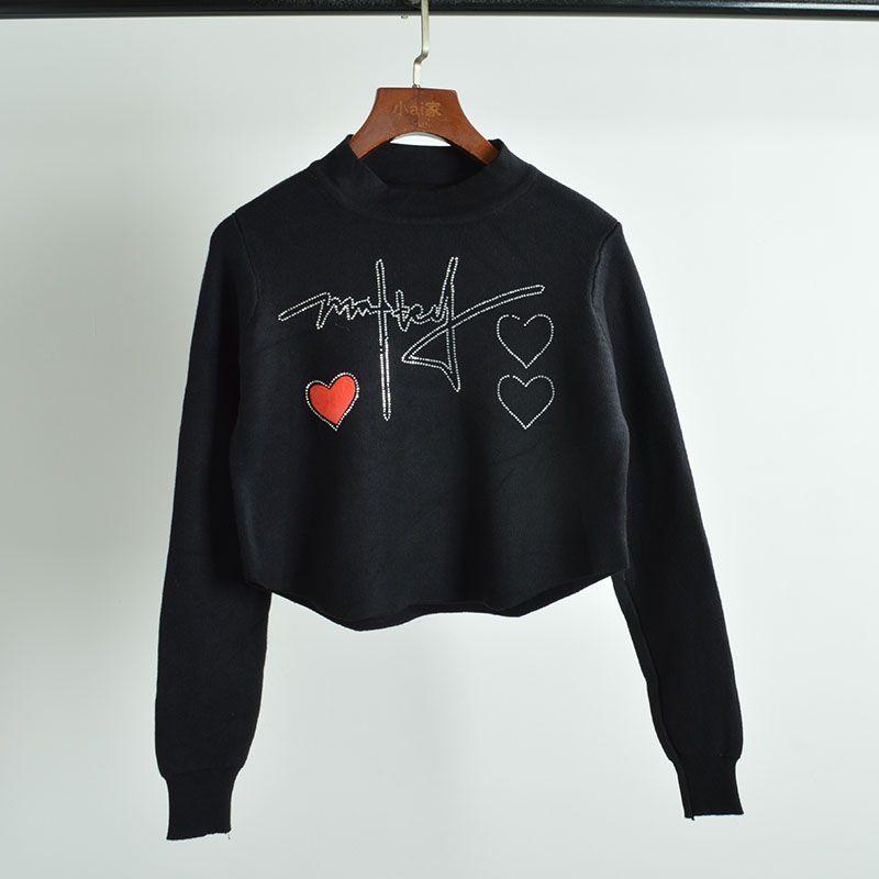 Внутренний принт стразами Короткий пуловер из трикотажа с круглым вырезом и длинными рукавами Женская одежда Осень и зима Нижнее белье Верхняя одежда Black All yards
Внутренний принт стразами Короткий пуловер из трикотажа с круглым вырезом и длинными рукавами Женская одежда Осень и зима Нижнее белье Верхняя одежда Black All yards