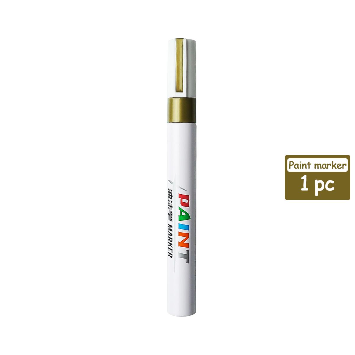 1 Piece of Japanese 855 Paint Pen Touch-up Pen 8-color Waterproof Industrial Non-fading Tire Marker Permanent Paint Pen золотий
1 Piece of Japanese 855 Paint Pen Touch-up Pen 8-color Waterproof Industrial Non-fading Tire Marker Permanent Paint Pen золотий