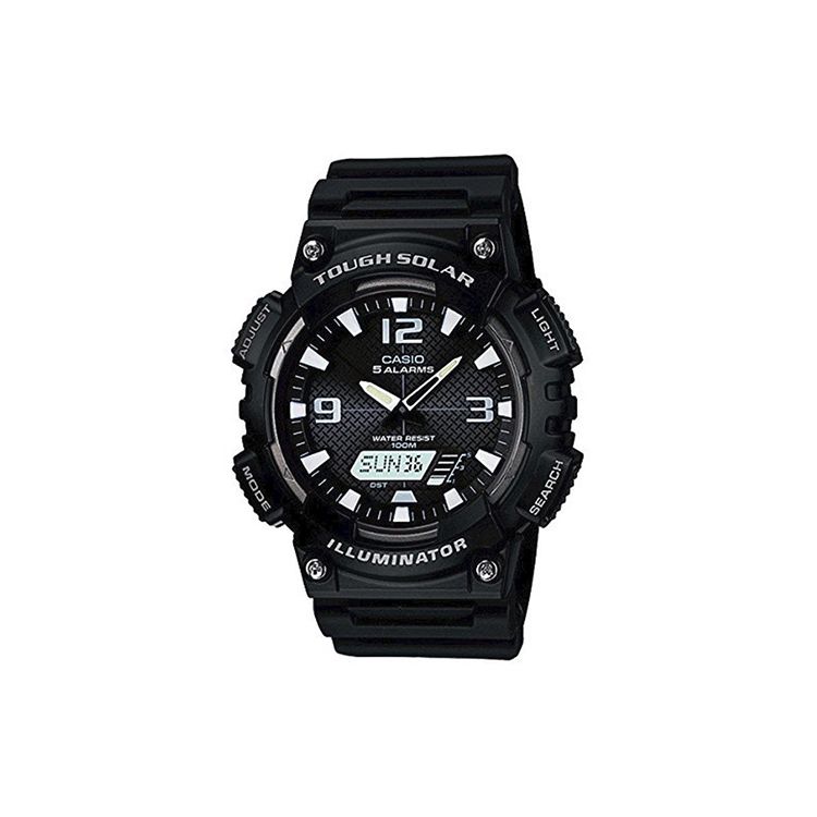 Casio Standard Series Casual Sports Electronic Watch Solar Quartz Movement Rubber Strap Men watches Black AQ-S810W-1A Regular Box,Black Dial
Casio Standard Series Casual Sports Electronic Watch Solar Quartz Movement Rubber Strap Men watches Black AQ-S810W-1A Regular Box,Black Dial