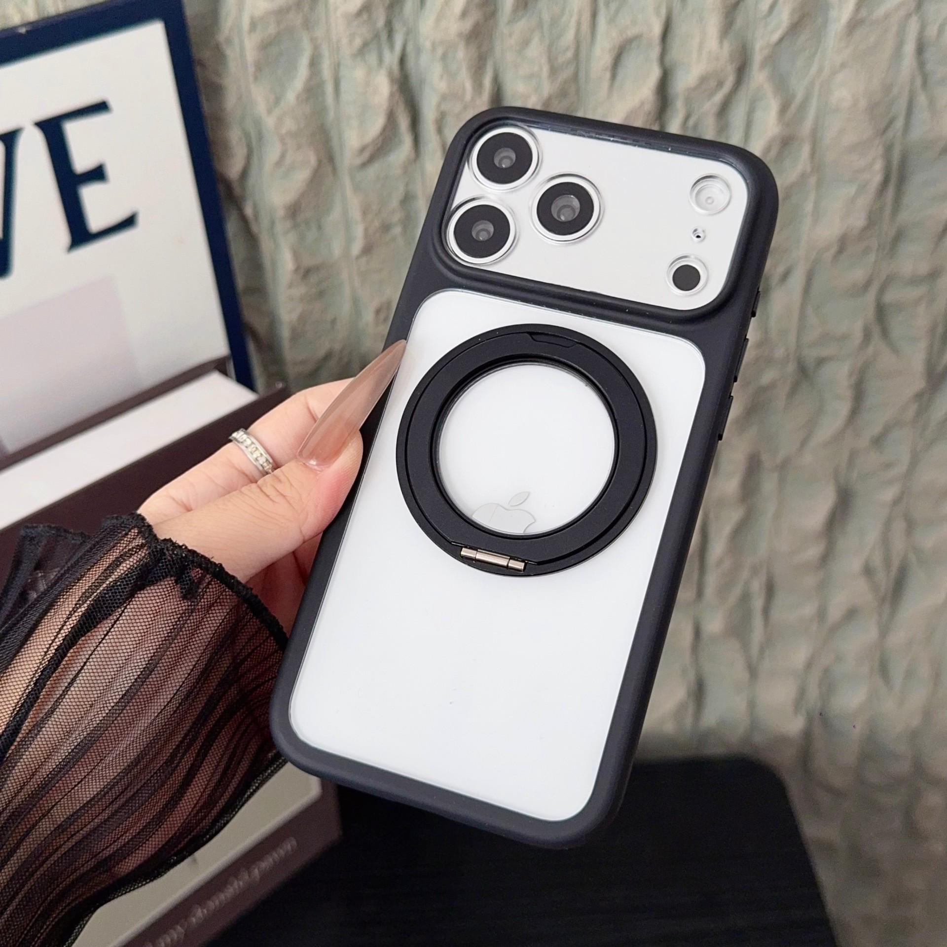 iPhone 17 Pro Max Case with 360° Rotating Magnetic Stand & Frosted Transparent Cover 12 Pro
iPhone 17 Pro Max Case with 360° Rotating Magnetic Stand & Frosted Transparent Cover 12 Pro