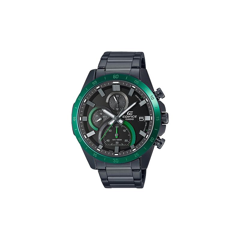 Casio EDIFICE 100M waterproof, fashionable and versatile, quartz movement, stainless steel strap, Japanese and Korean watch, men s EFR-571DC-1AV чёрный
Casio EDIFICE 100M waterproof, fashionable and versatile, quartz movement, stainless steel strap, Japanese and Korean watch, men s EFR-571DC-1AV чёрный