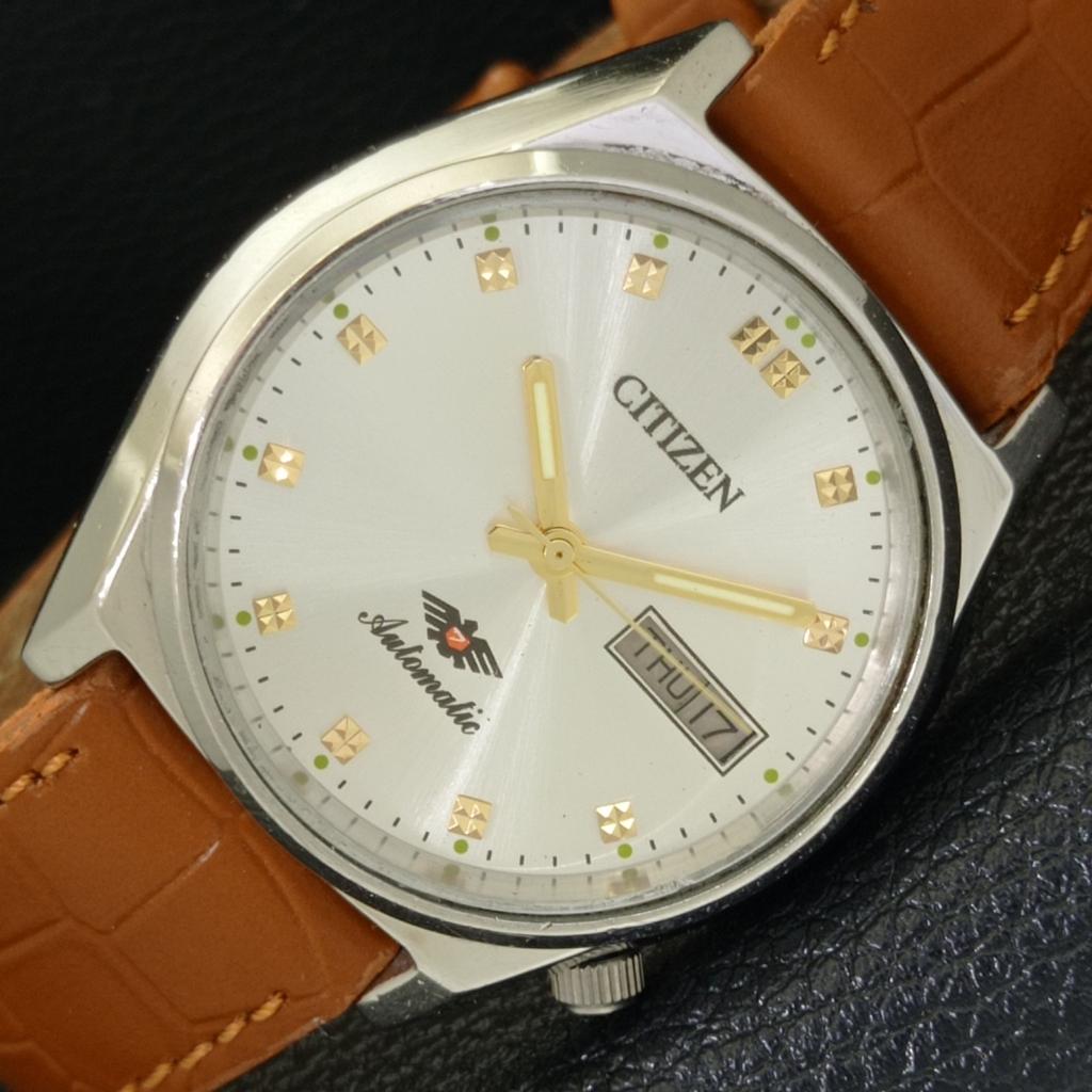 JAPAN VINTAGE CITIZEN AUTOMATIC 8200 MENS SILVER COLOR DIAL WATCH a500262-2 R151b-a500262
JAPAN VINTAGE CITIZEN AUTOMATIC 8200 MENS SILVER COLOR DIAL WATCH a500262-2 R151b-a500262