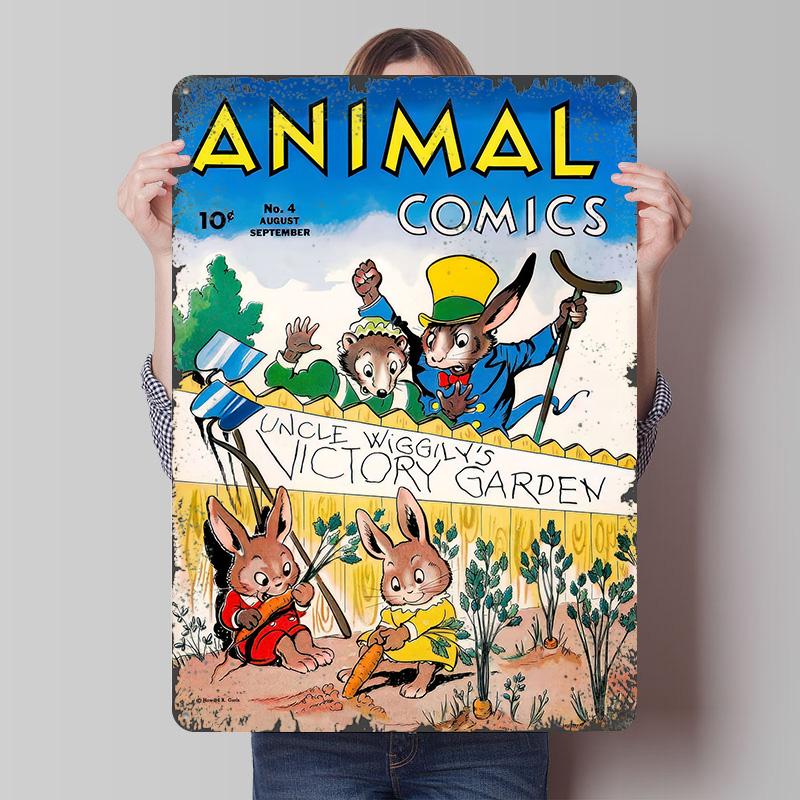 Animal Comics 04 Tinplate Poster Customized Wall Art Vintage Retro Metal Signs for Interior Decoration Living Room Decor Men 7.9x11.8In(20x30cm)
Animal Comics 04 Tinplate Poster Customized Wall Art Vintage Retro Metal Signs for Interior Decoration Living Room Decor Men 7.9x11.8In(20x30cm)