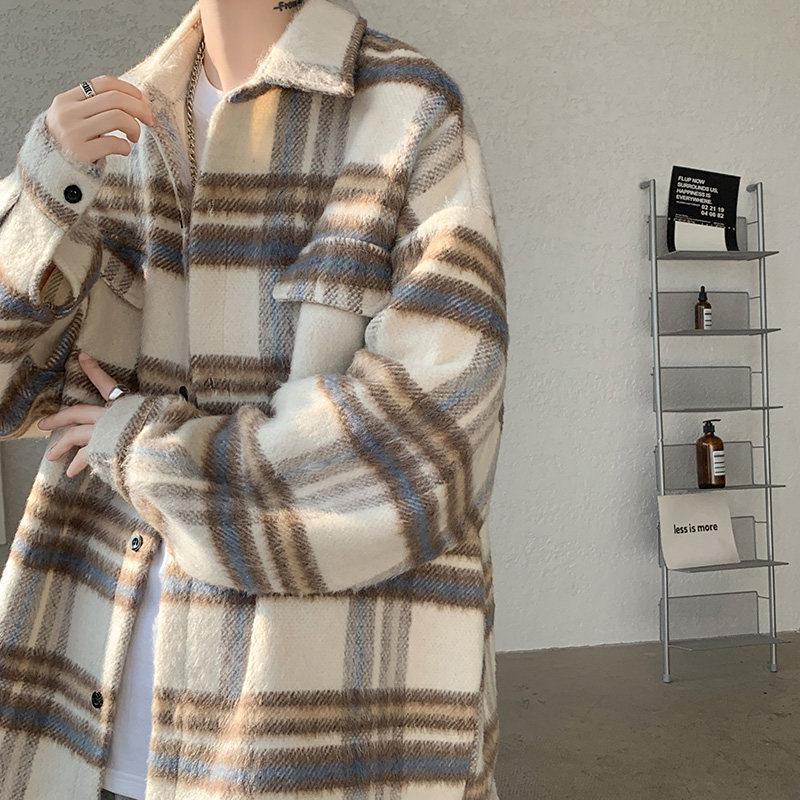 Men s Quilted Wool Plaid Jacket: Loose Fit, Thickened, Trendy American Casual Lapel Top for Winter M (42-62 kg)
Men s Quilted Wool Plaid Jacket: Loose Fit, Thickened, Trendy American Casual Lapel Top for Winter M (42-62 kg)
