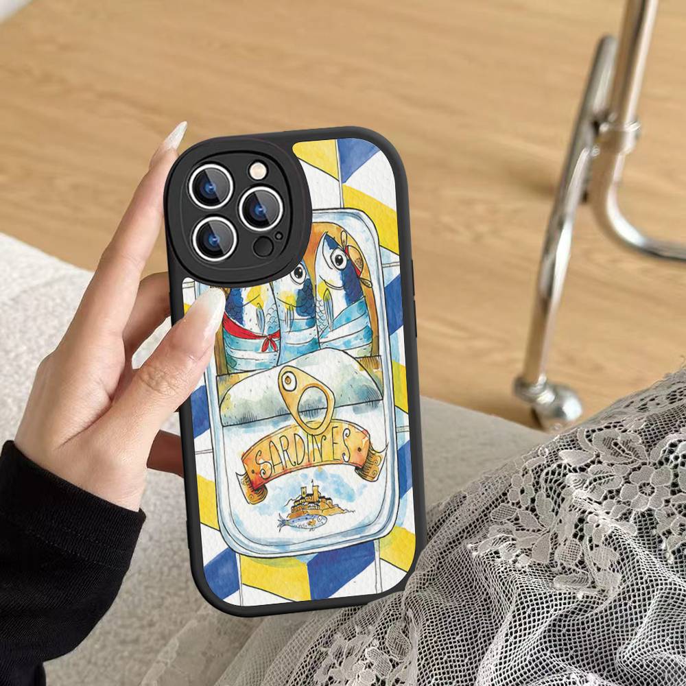 Sardines Fish For IPhone 16 15 14 16E 13 12 11 Pro Max Plus Phone Leather Case iPhone 15
Sardines Fish For IPhone 16 15 14 16E 13 12 11 Pro Max Plus Phone Leather Case iPhone 15
