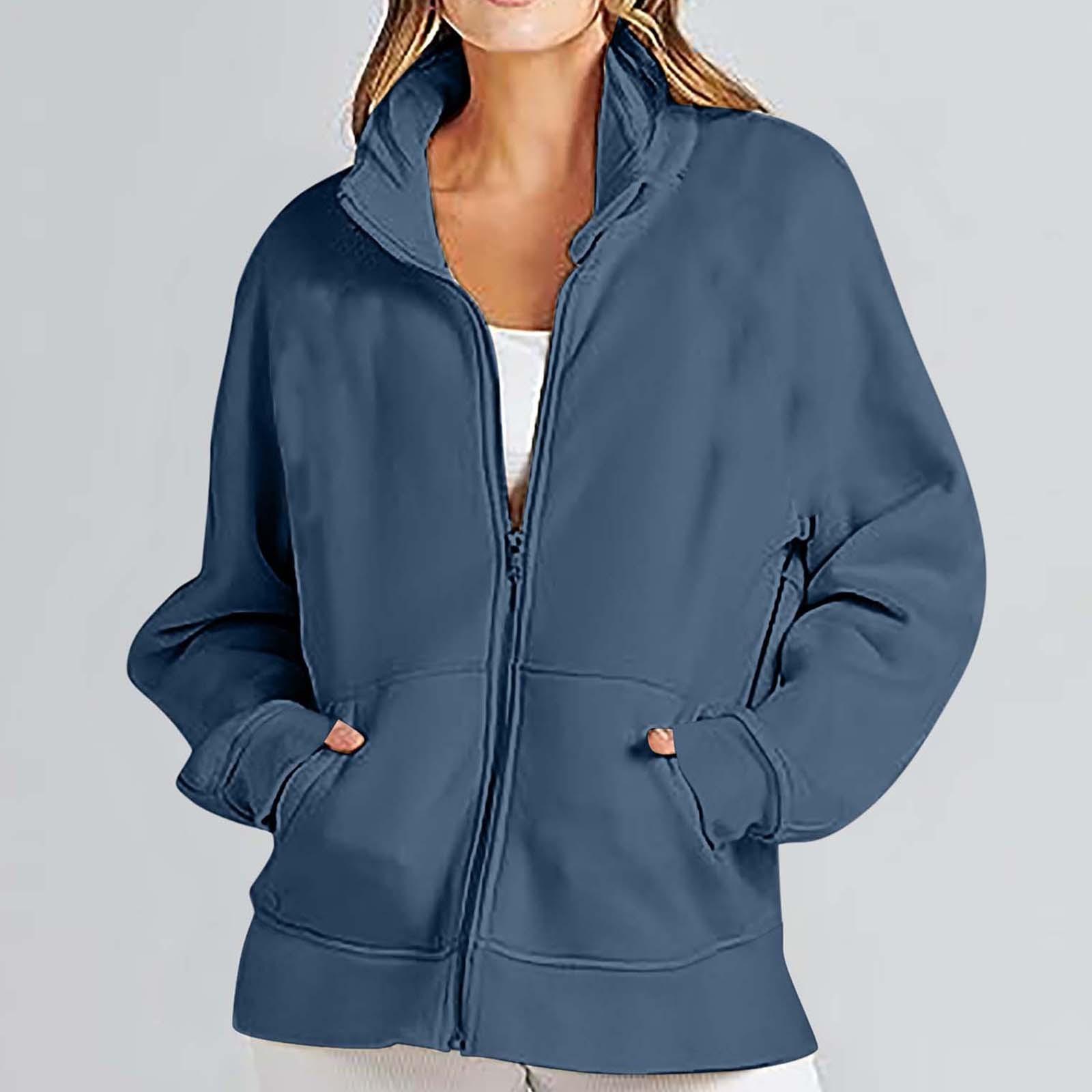 Women s Hoodies Long Sleeve Casual Full Zipper Sweatshirts Sweatshirts Coat Jackets With Pockets XXL синій
Women s Hoodies Long Sleeve Casual Full Zipper Sweatshirts Sweatshirts Coat Jackets With Pockets XXL синій