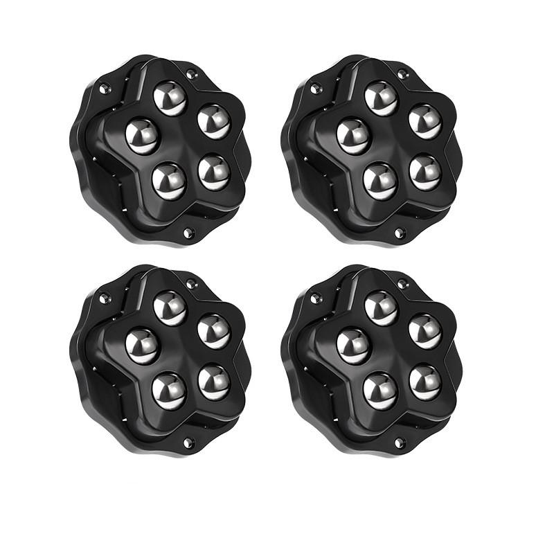 4Pcs Self Adhesive Caster Wheels Super Load-bearing 5 Beads Universal 360° Rotating Wheels For Home Appliances Storage Boxes
4Pcs Self Adhesive Caster Wheels Super Load-bearing 5 Beads Universal 360° Rotating Wheels For Home Appliances Storage Boxes