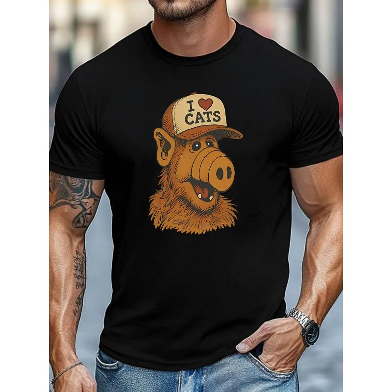 European sizes Retro T-Shirt with Vintage Style Featuring ALF, Perfect for Nostalgia Lovers. A Great Gift Option, 4XL чорний
European sizes Retro T-Shirt with Vintage Style Featuring ALF, Perfect for Nostalgia Lovers. A Great Gift Option, 4XL чорний