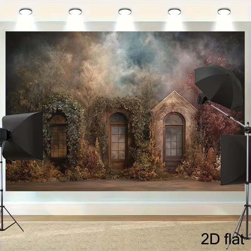 2D Vintage Overgrown House Photography Backdrop Moody Autumn Garden Party Background 47.2x31.5inch/120*80cm
2D Vintage Overgrown House Photography Backdrop Moody Autumn Garden Party Background 47.2x31.5inch/120*80cm
