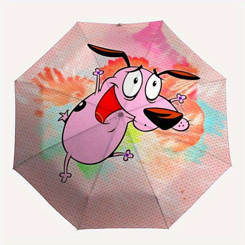 1pc Courage the Cowardly Dog Home Essential Cute Cartoon Umbrella, Portable Folding Umbrella with Durable Iron Frame 8 Ribs,
1pc Courage the Cowardly Dog Home Essential Cute Cartoon Umbrella, Portable Folding Umbrella with Durable Iron Frame 8 Ribs,