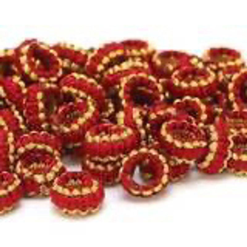 Handmade Hand Rope Spacer Red Rope Closing Buckle Fixing Buckle Flat Knot Coil Large Hole Spacer Bead Accessories Coil Hand Knitted DIY Red closing buckle 4mm inner diameter -10
Handmade Hand Rope Spacer Red Rope Closing Buckle Fixing Buckle Flat Knot Coil Large Hole Spacer Bead Accessories Coil Hand Knitted DIY Red closing buckle 4mm inner diameter -10