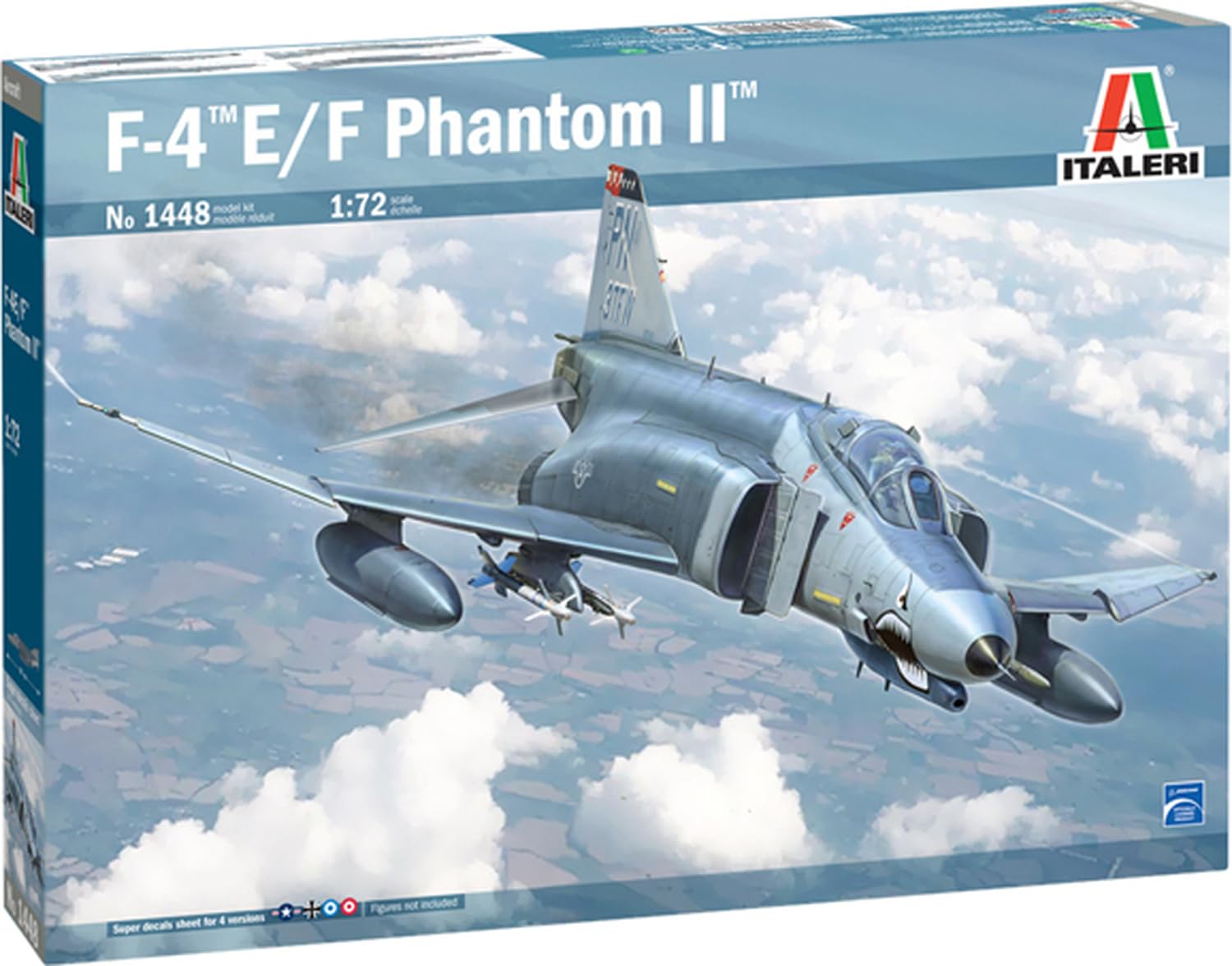 Platz Italeri 1/72 Scale American F-4E/F Phantom II Plastic Model Kit IT1448 (Airplane)
Platz Italeri 1/72 Scale American F-4E/F Phantom II Plastic Model Kit IT1448 (Airplane)