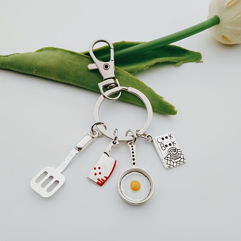 Family Cooking Keychain Set: Fried Egg Pan, Blender, Cookbook, and Tableware серебряный
Family Cooking Keychain Set: Fried Egg Pan, Blender, Cookbook, and Tableware серебряный