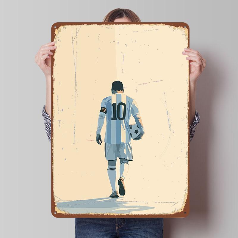 Soccer Player With Ball Desk Decor Back View Poster Customized Vintage Metal Signs Wall Art Retro Tin Plaque for Mancave Room 7.9x11.8In(20x30cm)
Soccer Player With Ball Desk Decor Back View Poster Customized Vintage Metal Signs Wall Art Retro Tin Plaque for Mancave Room 7.9x11.8In(20x30cm)